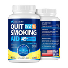 Hot Sale Quit Smoking Capsule  Vitamin E Capsules with Mullein and L-Tryptophan For Lung Detox and Asthma relief